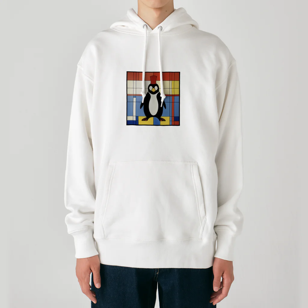 ペンギンの散歩屋のペンギンの散歩 Heavyweight Hoodie