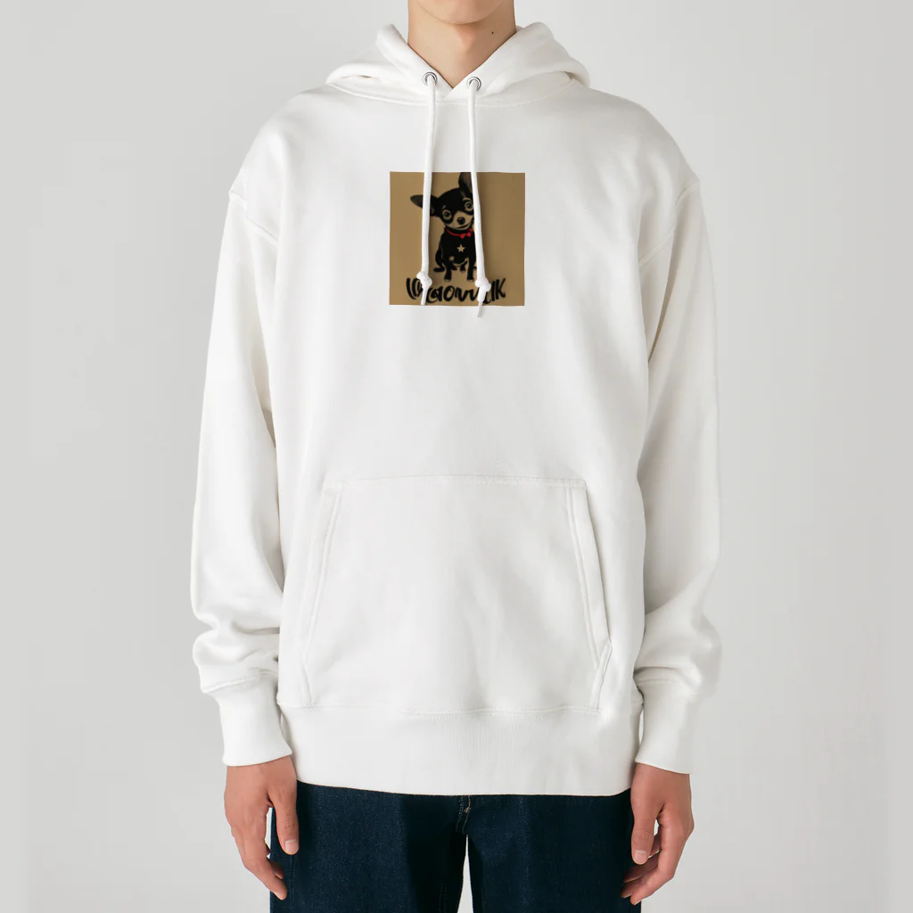 チワワ愛好家ショップのシンプルスタイルのチワワ Heavyweight Hoodie