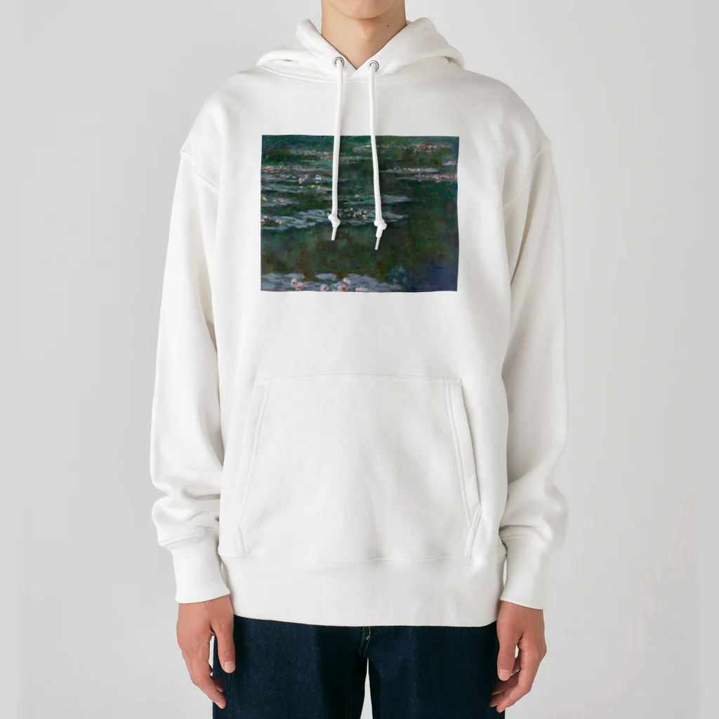 名画館のモネ「睡蓮②」　クロード・モネの絵画【名画】睡蓮シリーズ Heavyweight Hoodie