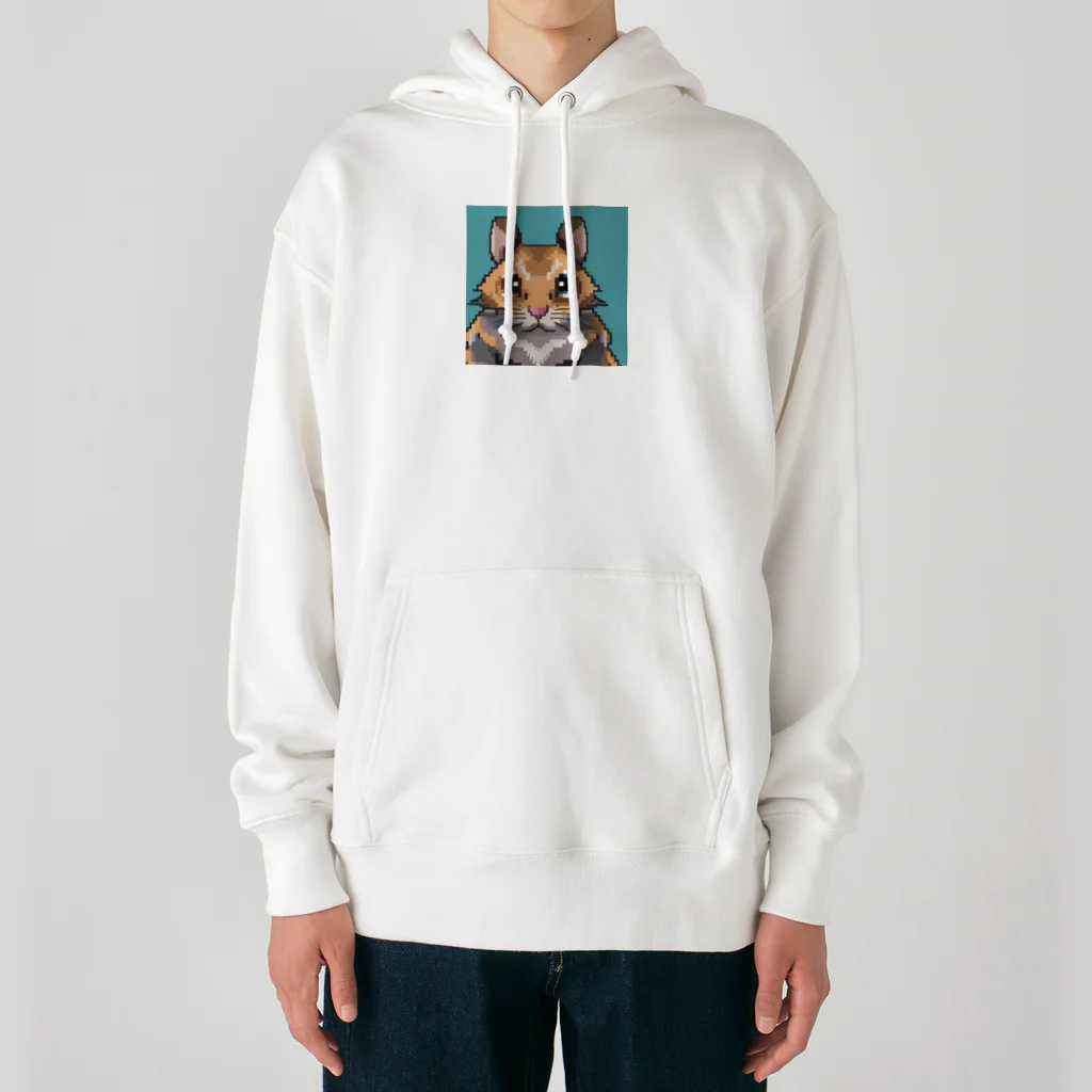 koba777のドット絵デグー Heavyweight Hoodie