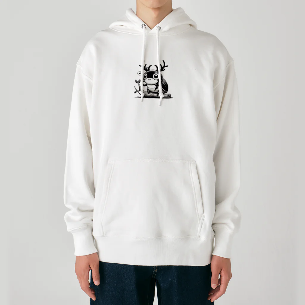 tomokazunagataのクワガタ君 Heavyweight Hoodie