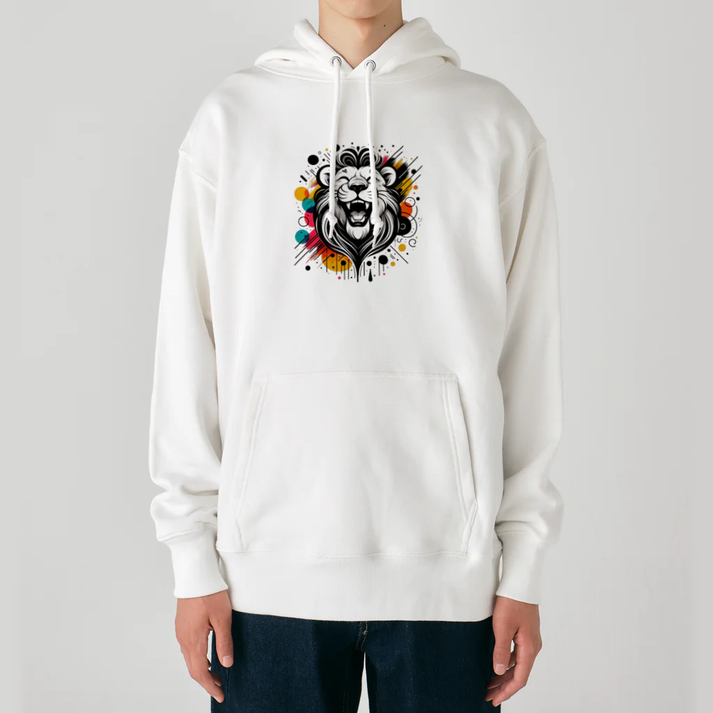 リトルスター・クローゼットの#laughing animal art Heavyweight Hoodie