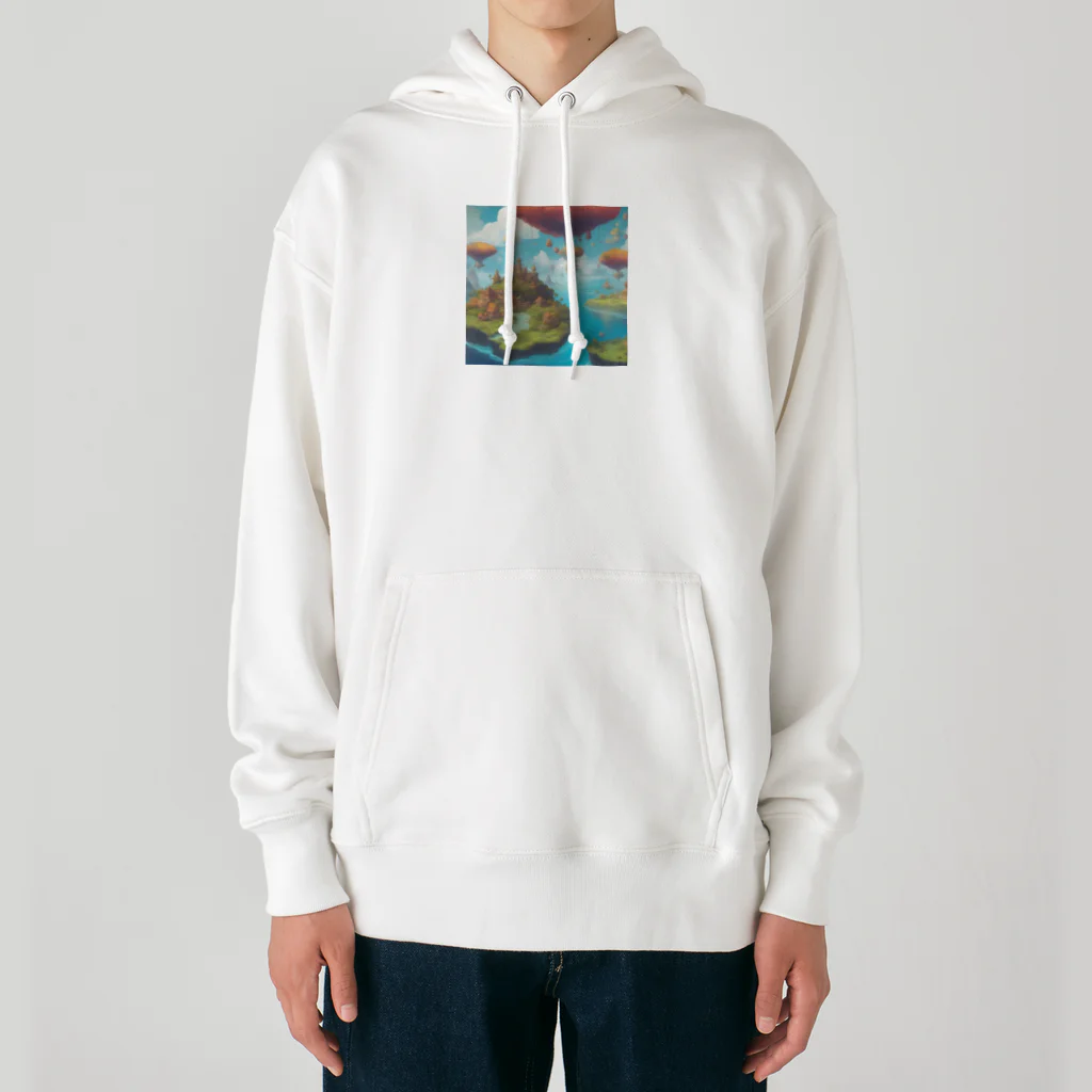 G7のショップの 幻想の浮遊アイランド コレクション（Fantastical Levitating Islands Collection） Heavyweight Hoodie