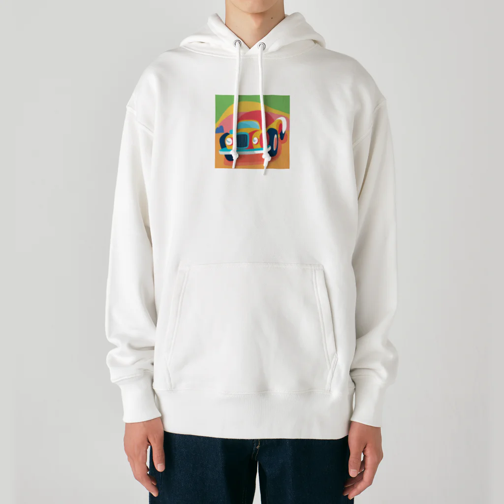 nekobu0323のポップな車 Heavyweight Hoodie