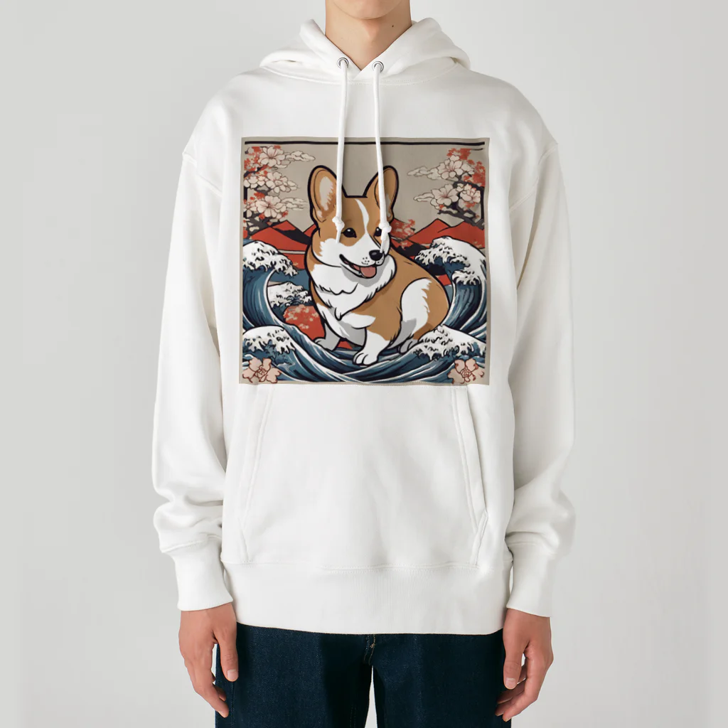 ただjapaneseなだけ🙌の絵巻の犬小町 2 Heavyweight Hoodie