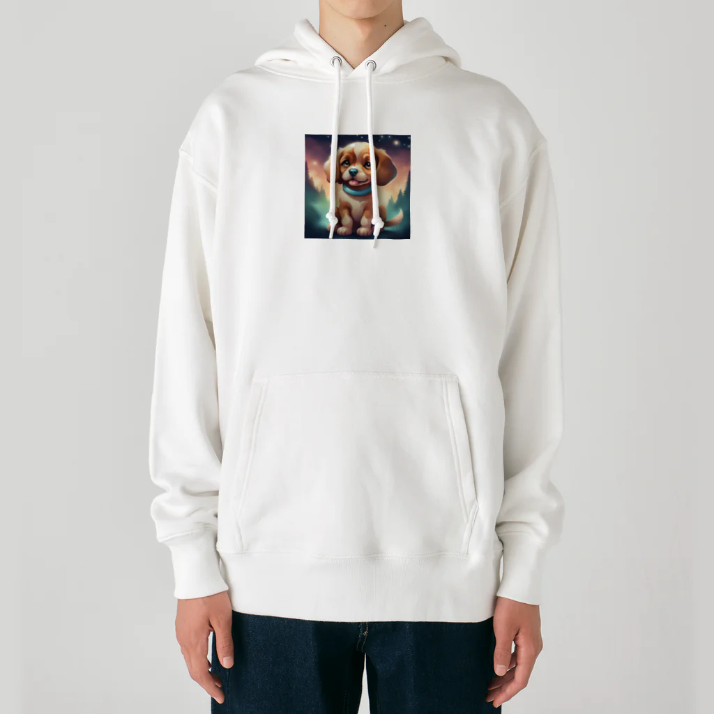 FortuneRiserの愛らしい犬 Heavyweight Hoodie