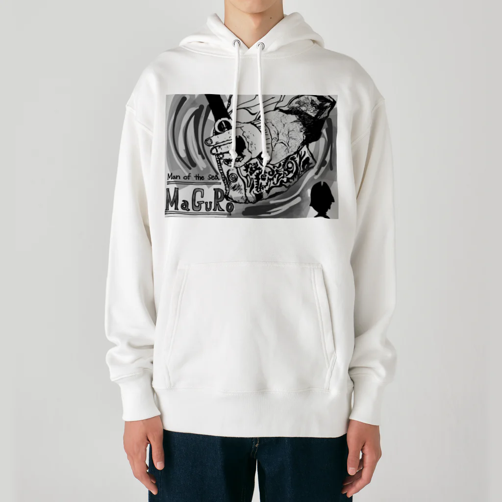 maguro8xpのmaguro Man of the sea Heavyweight Hoodie