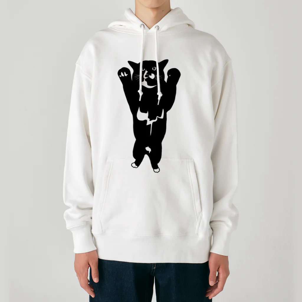 犬猫サロンぷらすのツキノワネコ Heavyweight Hoodie