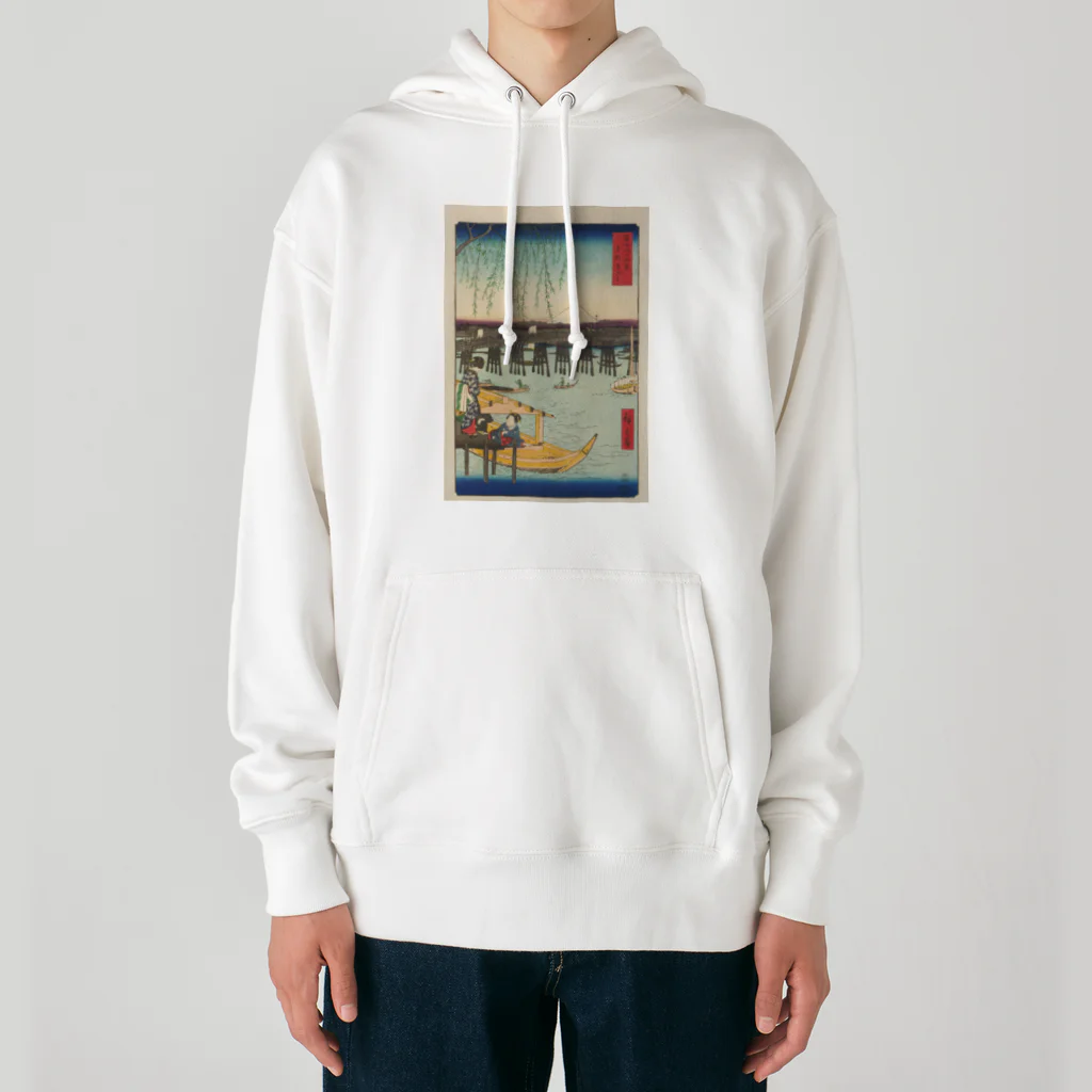 浮世絵屋の広重「冨二三十六景⑥　東都両ごく」歌川広重の浮世絵 Heavyweight Hoodie