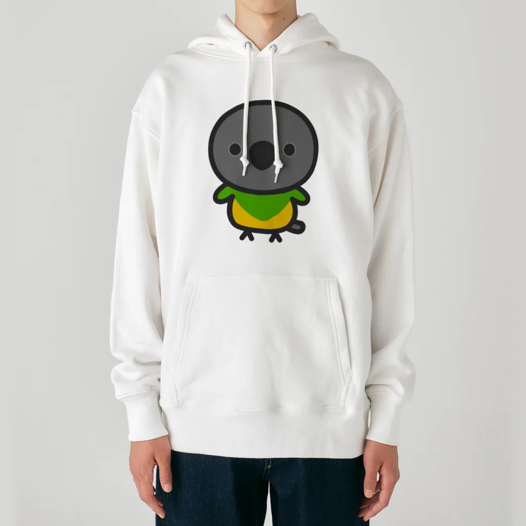 いんこ屋堂のネズミガシラハネナガインコ Heavyweight Hoodie