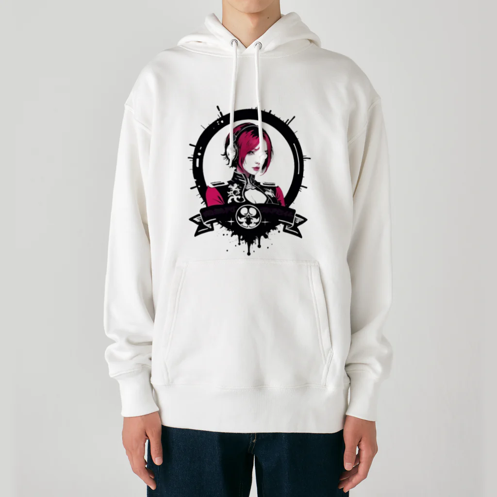 くるあとのCyberpunk DJ girl Heavyweight Hoodie