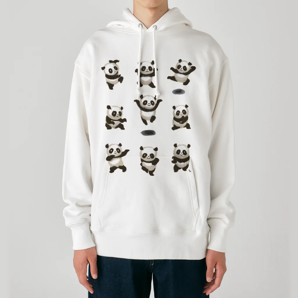 segasworksの功夫のパンダちゃん Heavyweight Hoodie