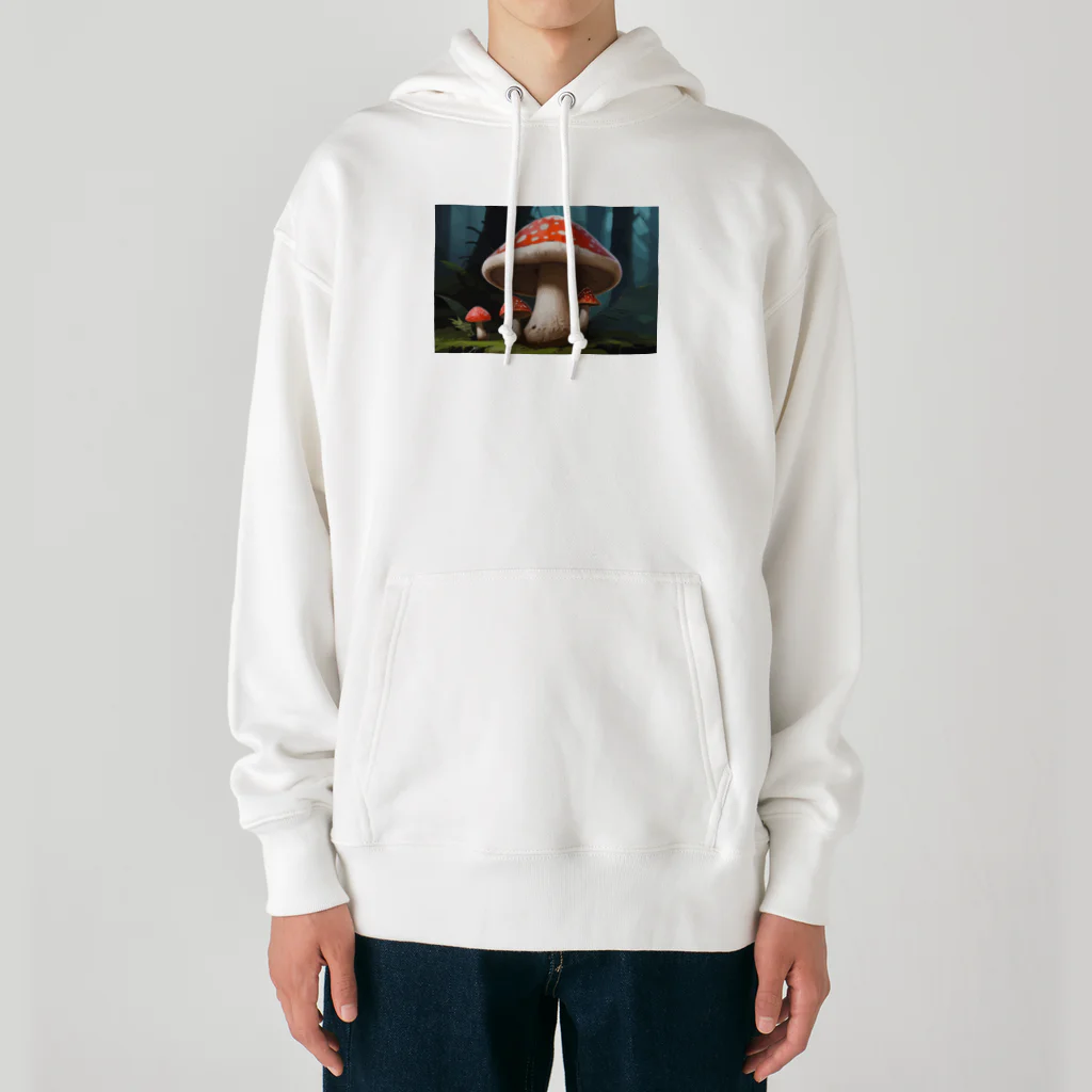 ファンシーTシャツ屋のメルヘンで毒がありそうなキノコ Heavyweight Hoodie