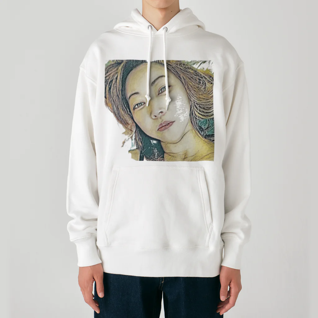 👑ＫＥＮ👑の美しい女性👩 Heavyweight Hoodie