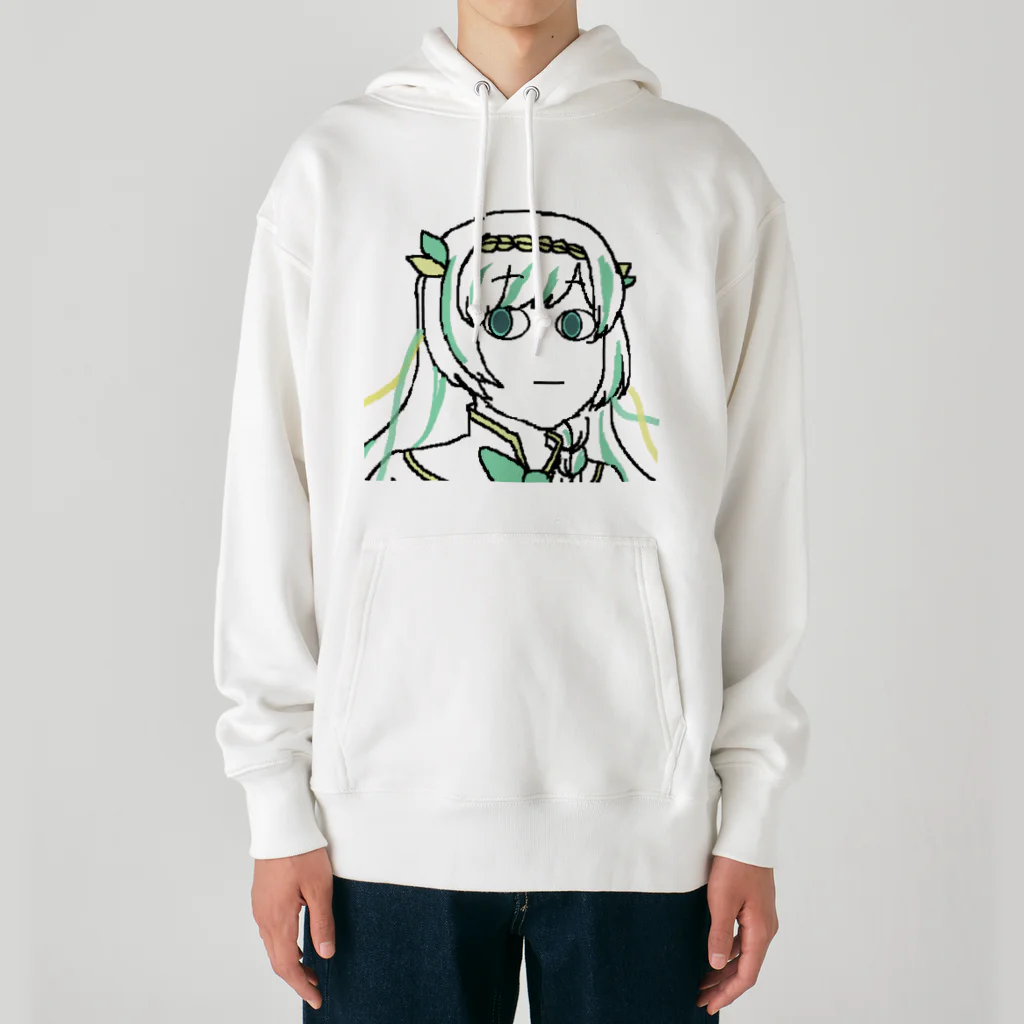 usabit.のぐっず屋さんのにゃこ師手描きルナティア・アヴィンスター Heavyweight Hoodie