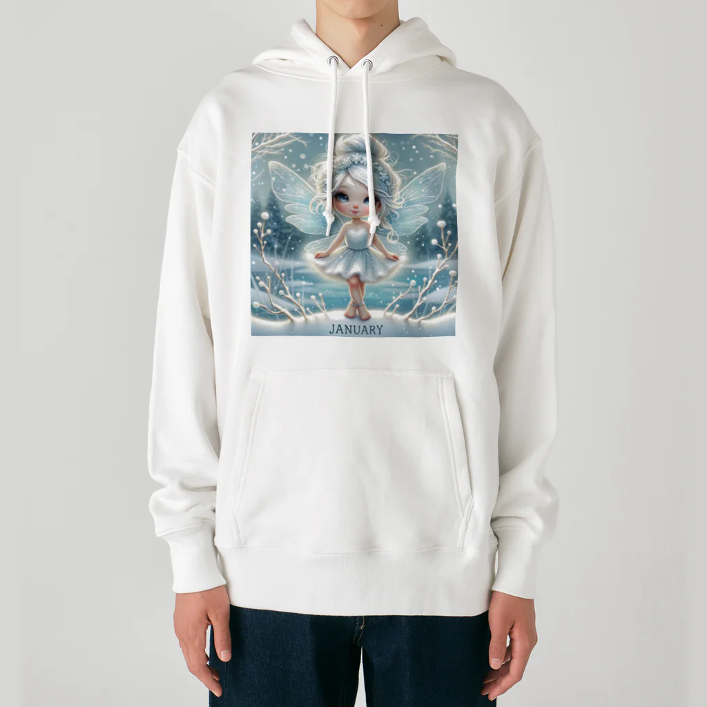 the blue seasonの冬の魔法 - 1月の妖精 Heavyweight Hoodie