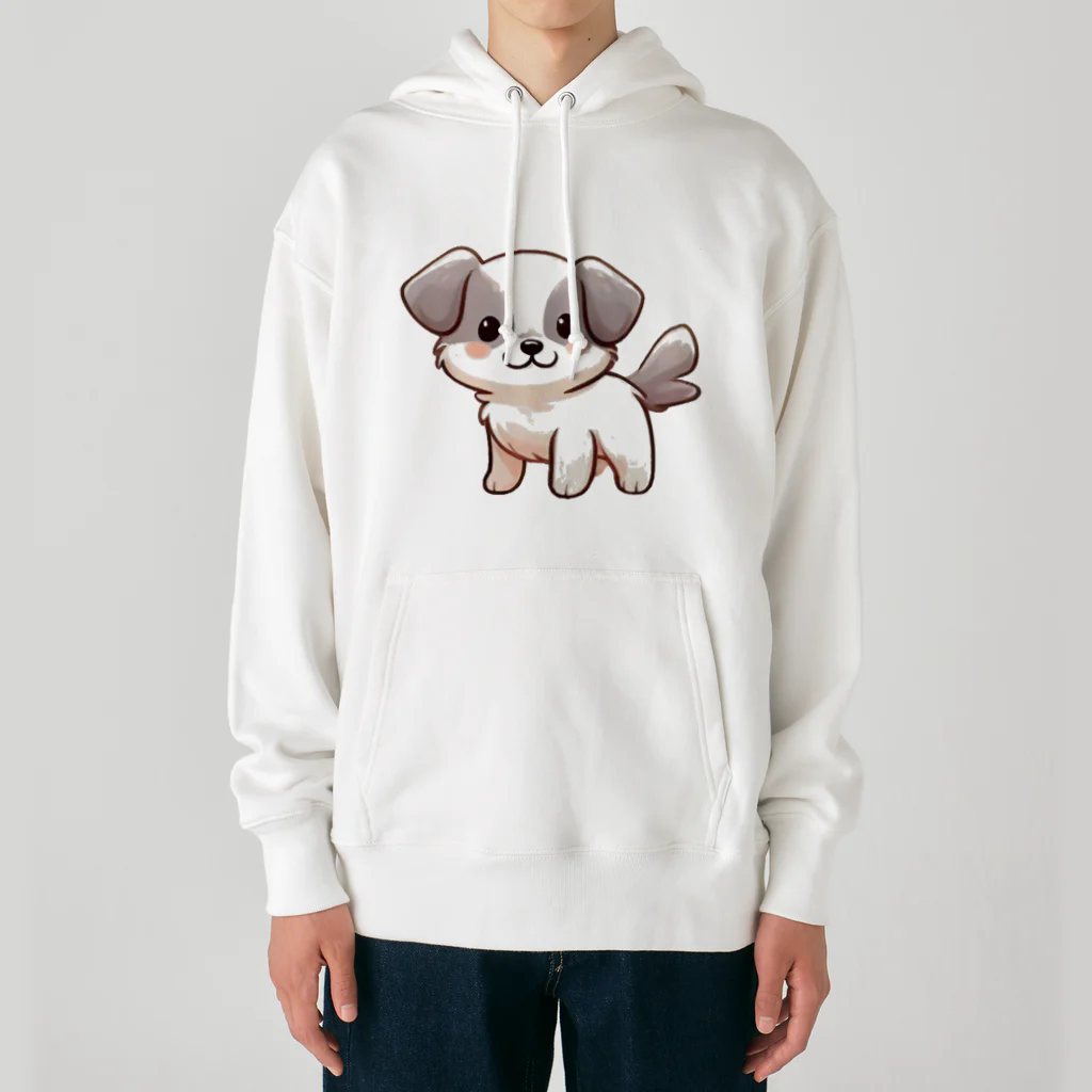 ふわふわ動物スタジオのふわふわ愛情パピー Heavyweight Hoodie