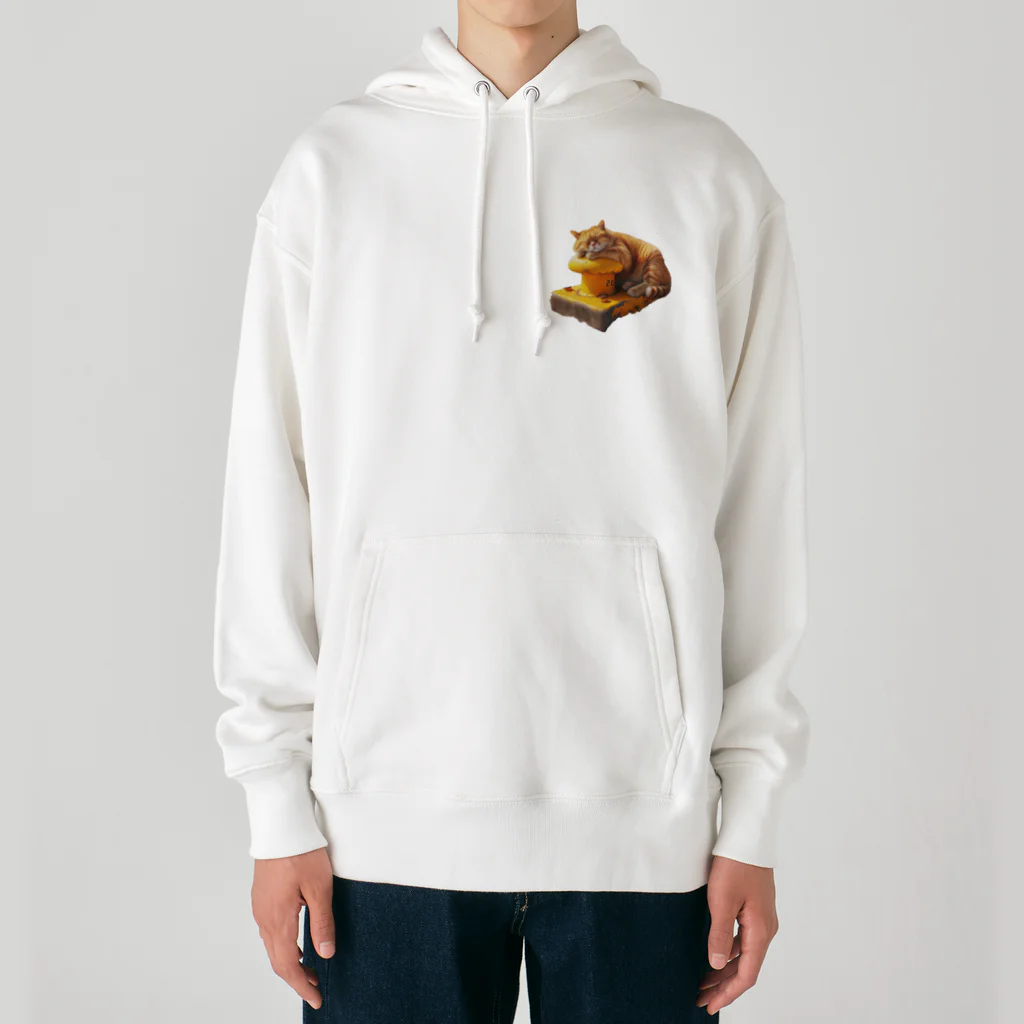 masaki1019のおひるね猫 Heavyweight Hoodie