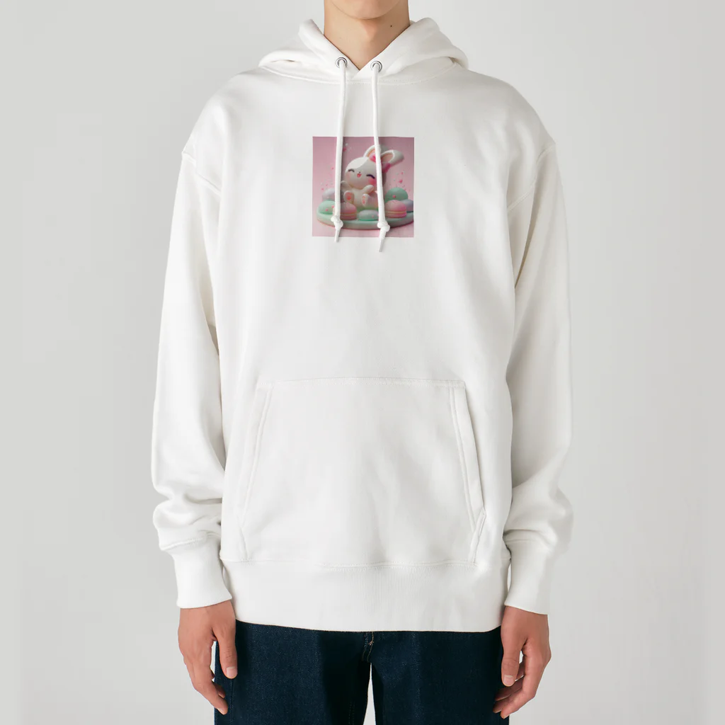 星パンダショップのほわほわマカロンうさぎ Heavyweight Hoodie