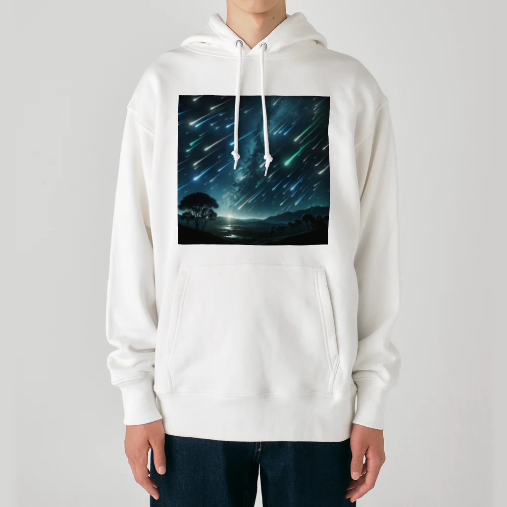 daruman77の流星群 Heavyweight Hoodie