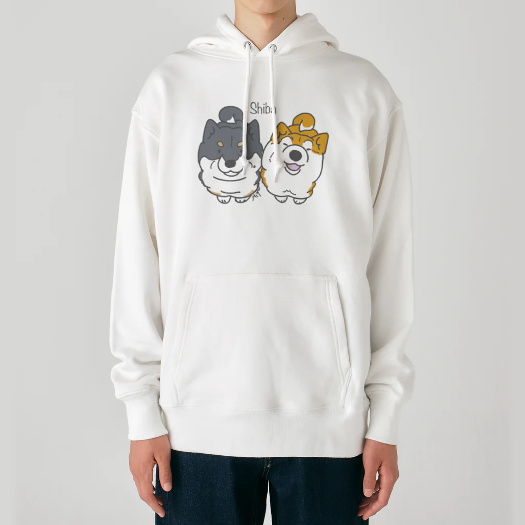 しぇるーののむっちり柴犬くん Heavyweight Hoodie