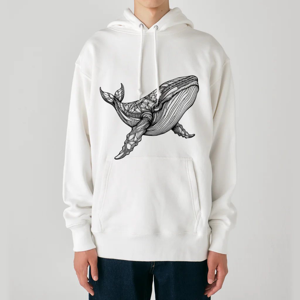 イケイケアニマルsのジオシロナガスクジラ Heavyweight Hoodie