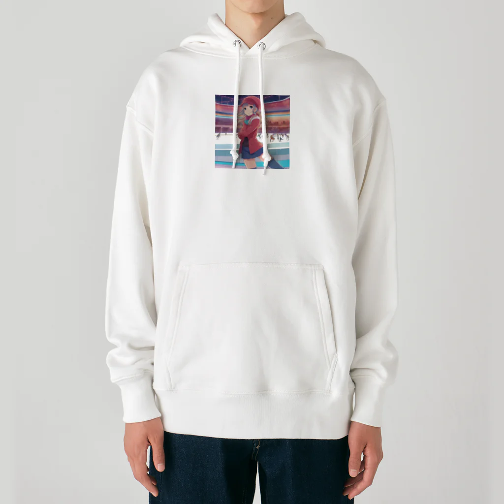 aoicanonのスケートをする女性 Heavyweight Hoodie