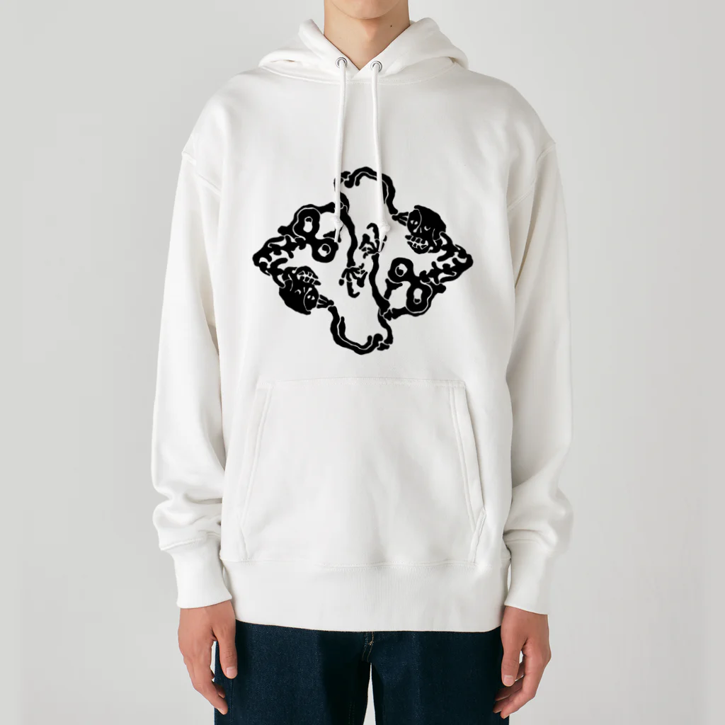 奇天烈紋身所のMujoh 巴髑髏 Heavyweight Hoodie