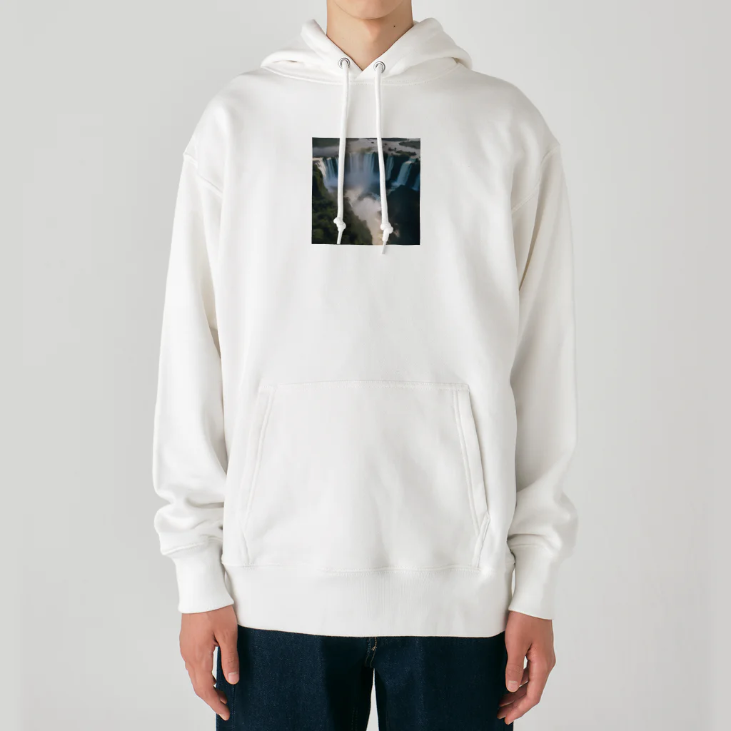 metametamonnのアルゼンチンのイグアスの滝 Heavyweight Hoodie