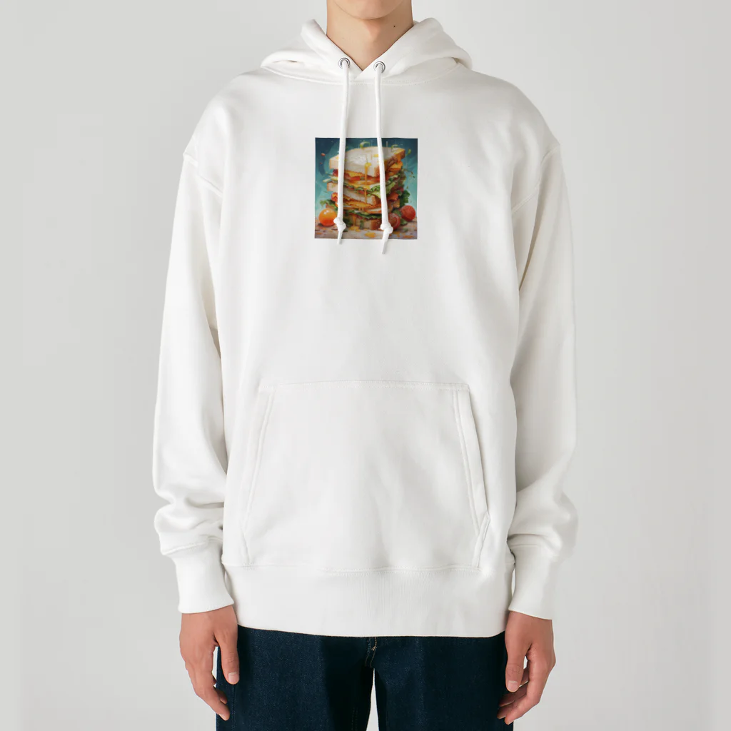 motsunabeeの本物のサンドウィッチ, cute design, top rank, must buy Heavyweight Hoodie