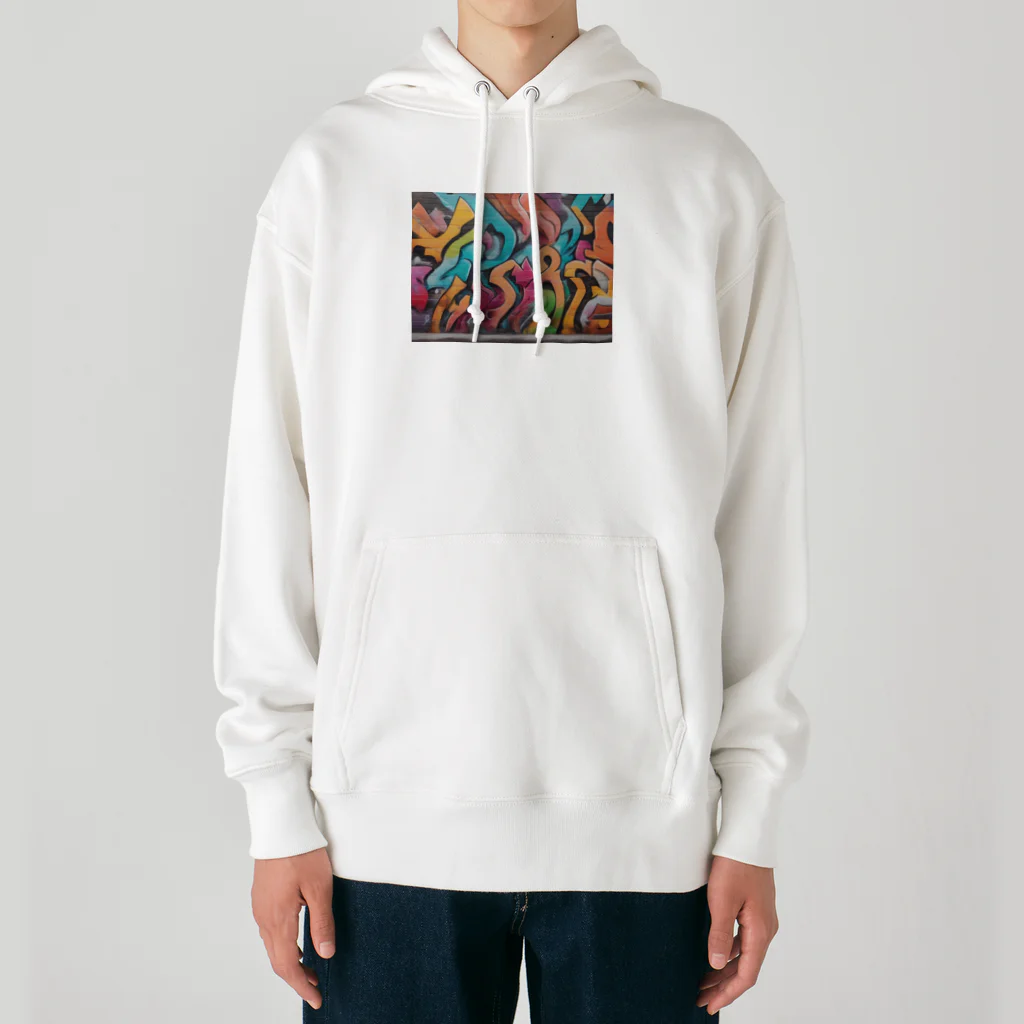 テフラんずのサイケデリックアート Heavyweight Hoodie