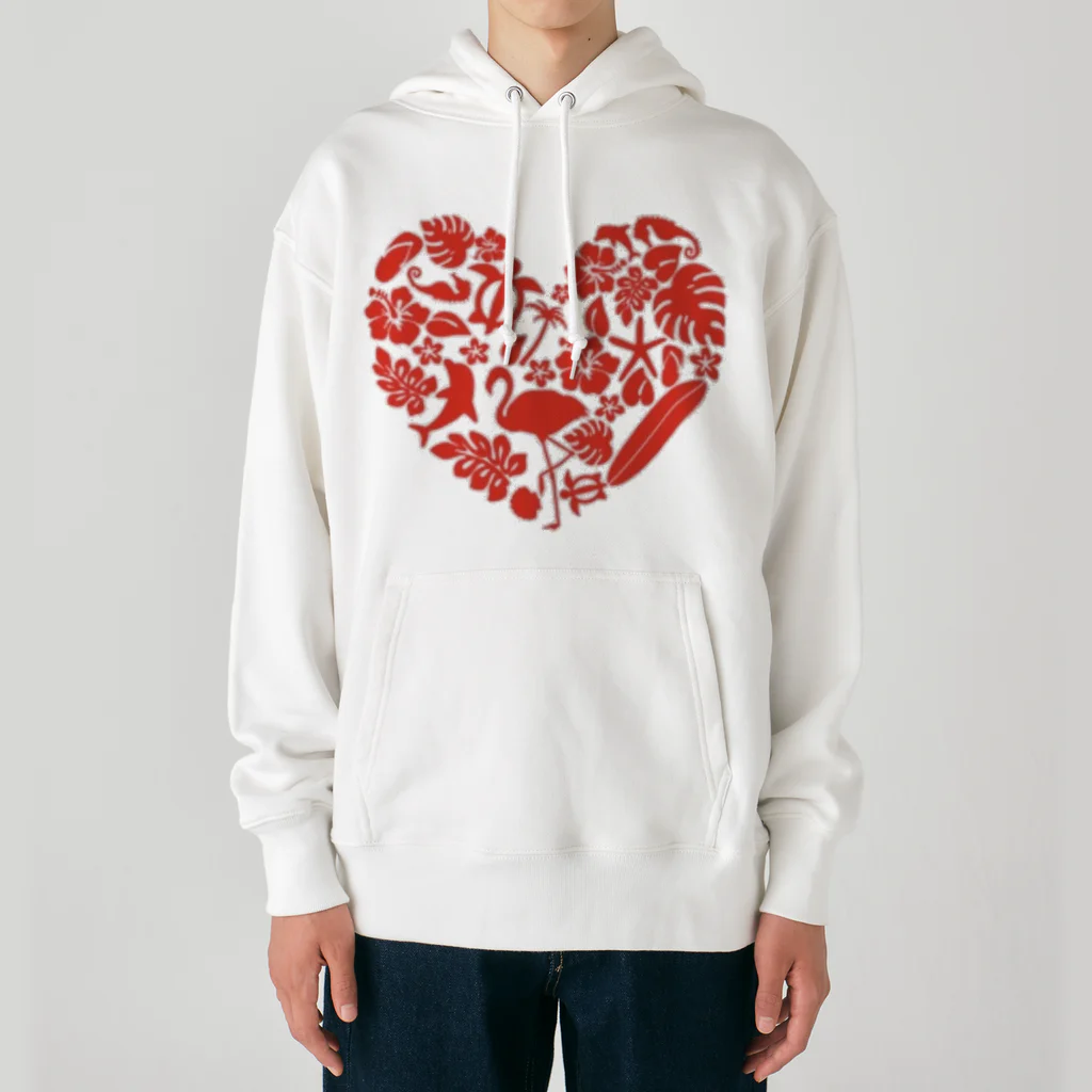 Angel  SmileのHawaiian Heart Heavyweight Hoodie