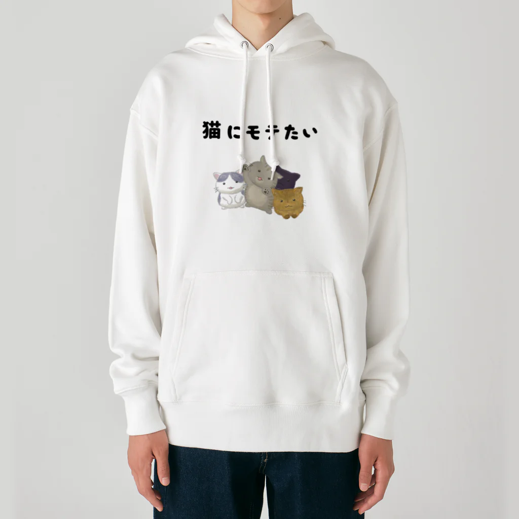 アトリエかのの猫にモテたい Heavyweight Hoodie