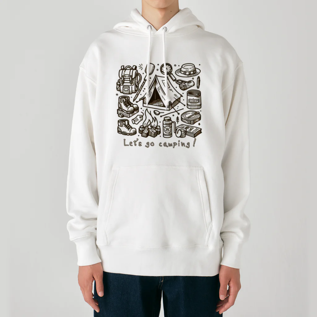 南国のキャンプに行こう！【Let's go camping!】 Heavyweight Hoodie