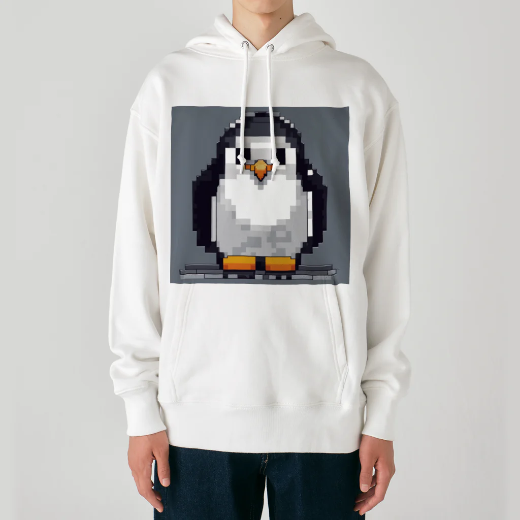 hakusyuuの優しい眼差しペンギン Heavyweight Hoodie