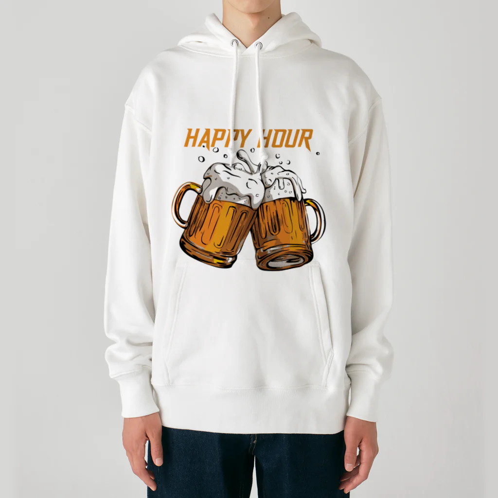 JUNK_HEDDのビールでハッピー Heavyweight Hoodie