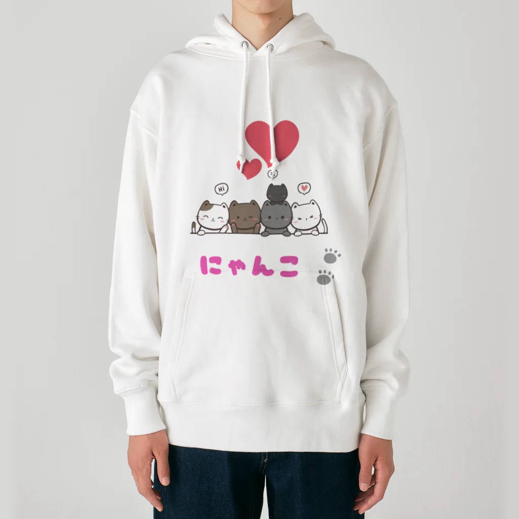 spectacular_colorsのにゃんこズ Heavyweight Hoodie