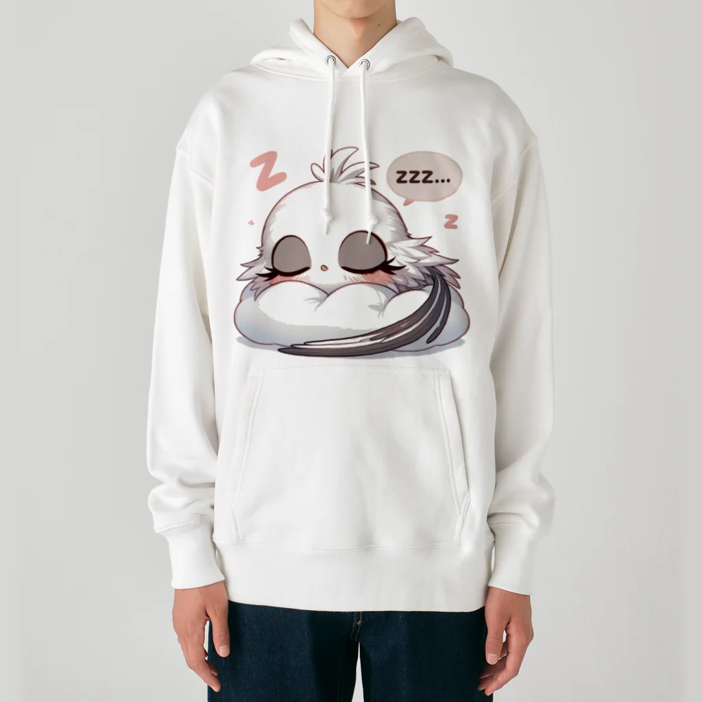 mimikkyu322のLong-tailed Tit 7 Heavyweight Hoodie