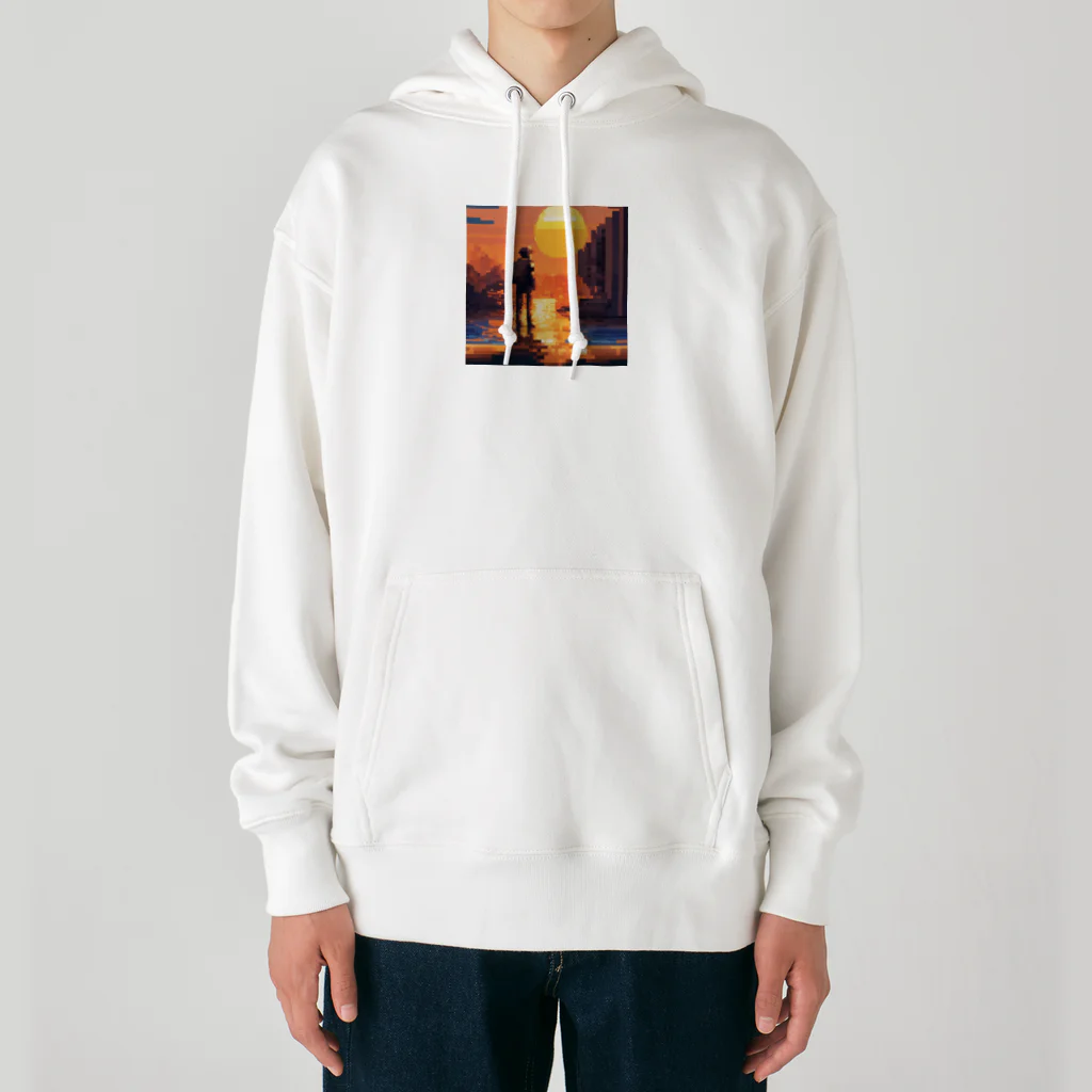 mazislowlifeの夕日の眺め Heavyweight Hoodie