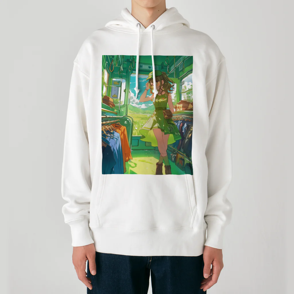 シロクマペンギンのトレインアパレルショップ Heavyweight Hoodie