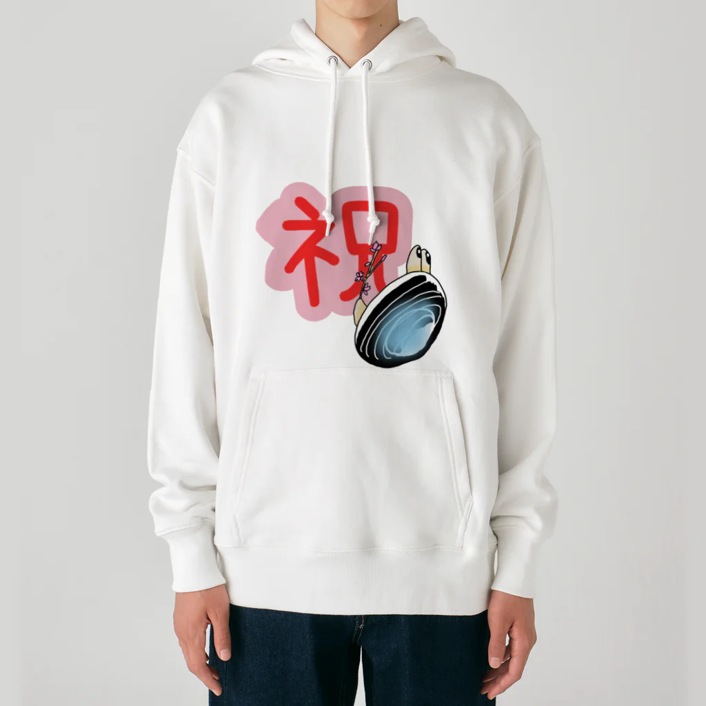 Simizimi_sizimiのしみじみしじみのお祝いの桜 Heavyweight Hoodie