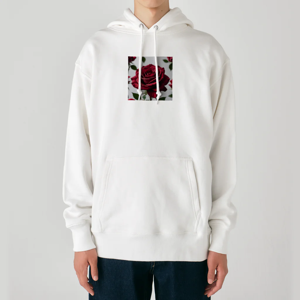 kyuamomoichiのバラ Heavyweight Hoodie