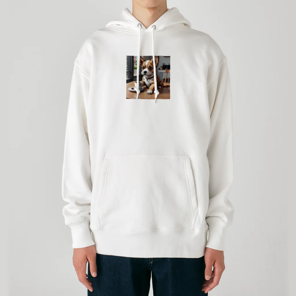 8-Bit Oasisのcoffee dog Heavyweight Hoodie