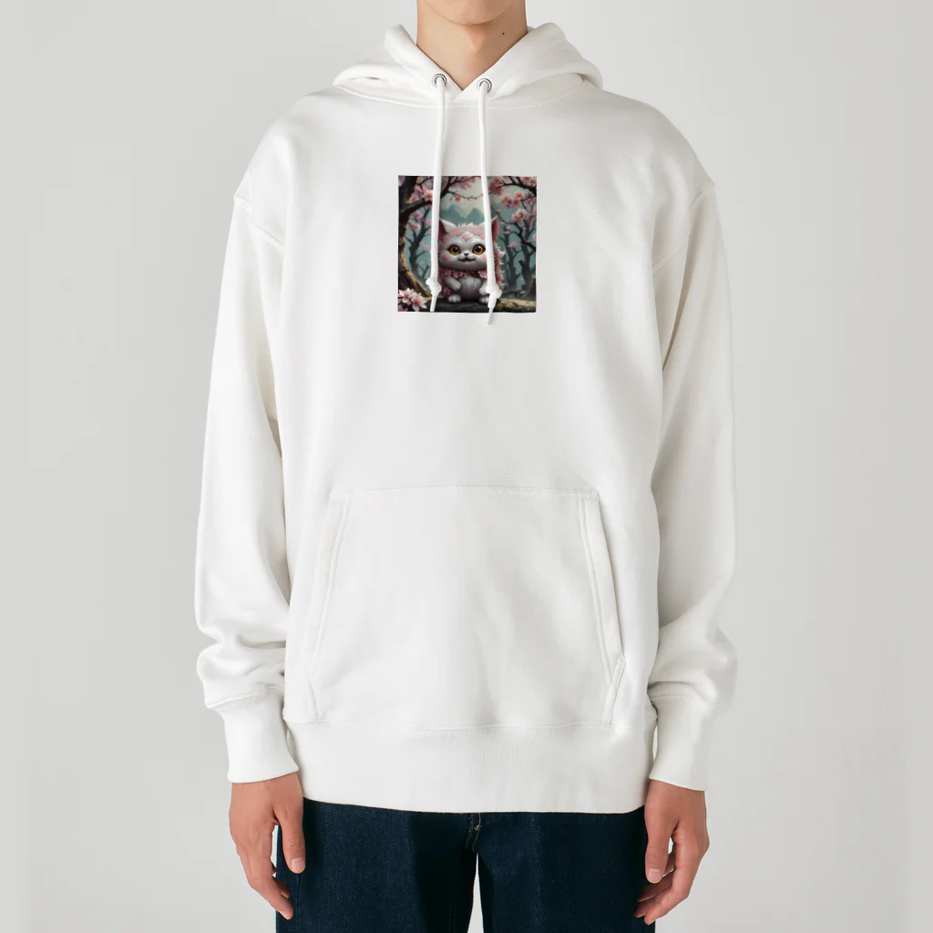 AI妖怪大図鑑の桜妖怪　ゴウカクニャ Heavyweight Hoodie