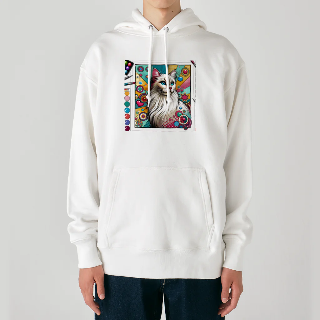 nkcamelliaの美しい猫 Heavyweight Hoodie