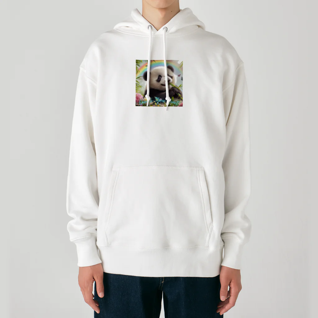 FUJISHIKAのPANDA ENRICH YOUR HEART Heavyweight Hoodie