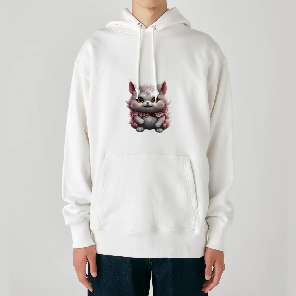 AI妖怪大図鑑の桜妖怪　ゴウカクニャ Heavyweight Hoodie