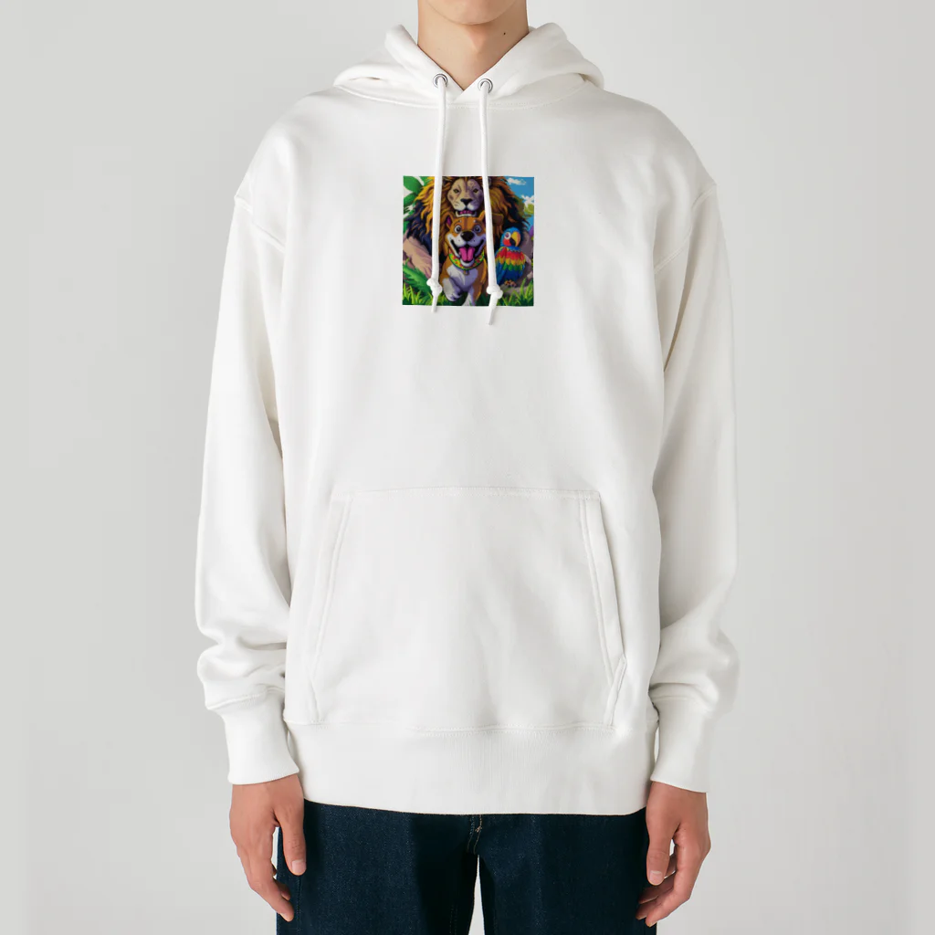 かてこの洋服販売所のジャングルトリオアニマル Heavyweight Hoodie