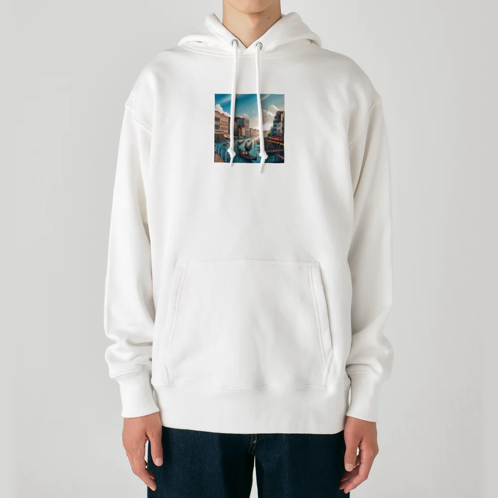 Pixel Art Goodsのヴェネチア（pixel art） Heavyweight Hoodie