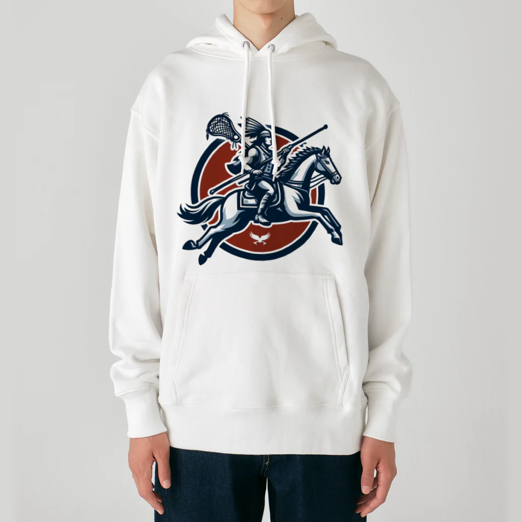 jyabajyaのインディアンくん Heavyweight Hoodie